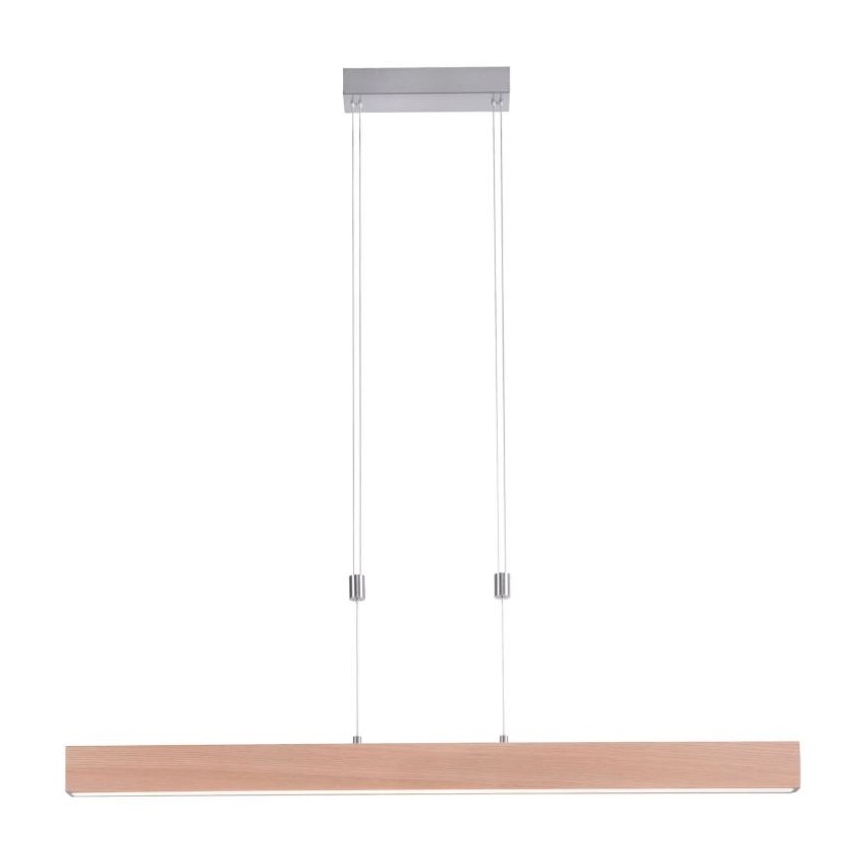 Leuchten Direkt 11420-78 - LED-pendel på vajer AMANDA LED/30W/230V 2700-5000K 110 cm brun