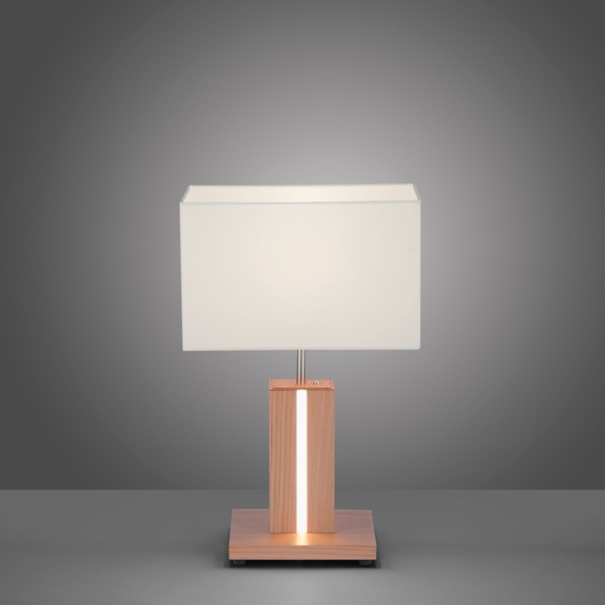 Leuchten Direkt 11421-78 - Dimbara LED-bordslampa AMANDA 1xE27/40W/230V + LED/5W