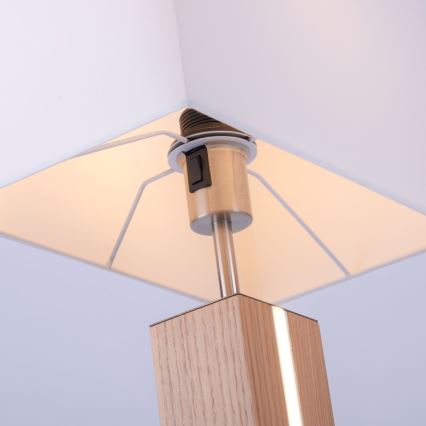 Leuchten Direkt 11421-78 - Dimbara LED-bordslampa AMANDA 1xE27/40W/230V + LED/5W