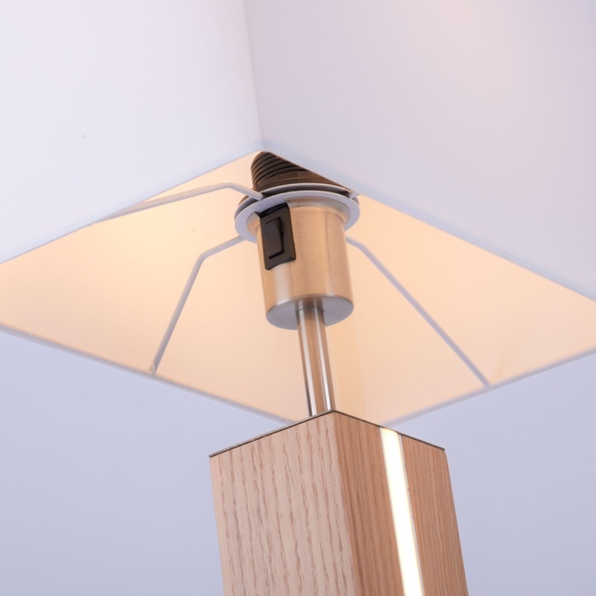 Leuchten Direkt 11421-78 - Dimbara LED-bordslampa AMANDA 1xE27/40W/230V + LED/5W
