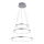 Leuchten Direkt 11526-55 - Dimbar LED-pendellampa med vajer CIRCLE LED/13,5W/230V + LED/19,5W + LED/24W