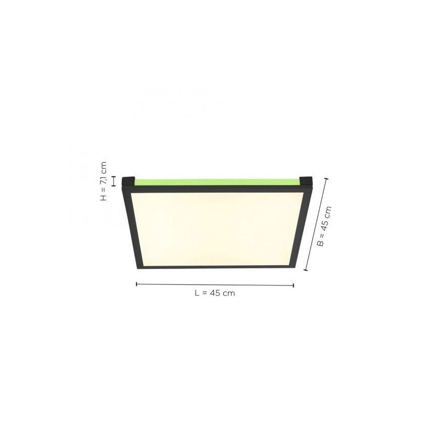 Leuchten Direkt 11621-18 - LED RGB dimbar taklampa MARIO LED/24W/230V 2700-5000K + fjärrkontroll