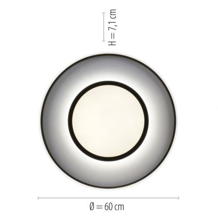 Leuchten Direkt 11627-18 - LED RGB Dimmande ljus  ARENDA LED/31W/230V 2700-5000K + fjärrkontroll