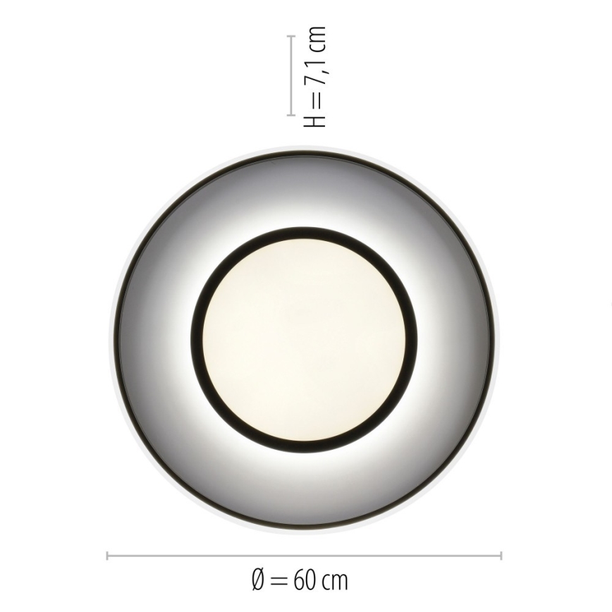 Leuchten Direkt 11627-18 - LED RGB Dimmande ljus  ARENDA LED/31W/230V 2700-5000K + fjärrkontroll