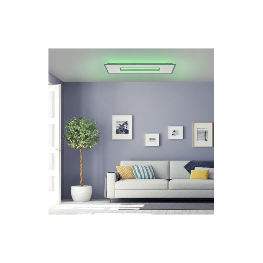 Leuchten Direkt 11646-16 - LED RGB dimbar takarmatur RECESS LED/41W/230V + LED/7,5W + fjärrkontroll