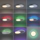 Leuchten Direkt 11662-16 - LED RGB dimbar taklampa ARENDA LED/21W/230V + fjärrkontroll