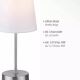 Leuchten Direkt 11680-16 - Bordslampa HEINRICH 1xE14/40W/230V vit