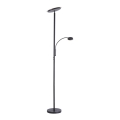 Leuchten Direkt 11709-18 - LED dimbar golvlampa HANS LED/22W/230V + LED/4W