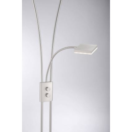 Leuchten Direkt 11776-55 - LED ljusreglerad golvlampa  HELIA LED/16,8W/230V + 2xLED/3,8W