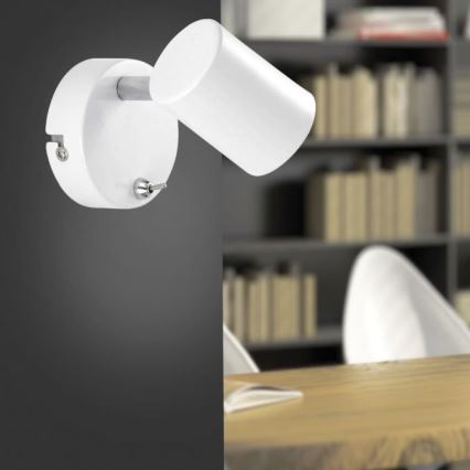 Leuchten Direkt 11941-16 - LED vägg spotlight  TARIK 1xGU10/5W/230V vit 