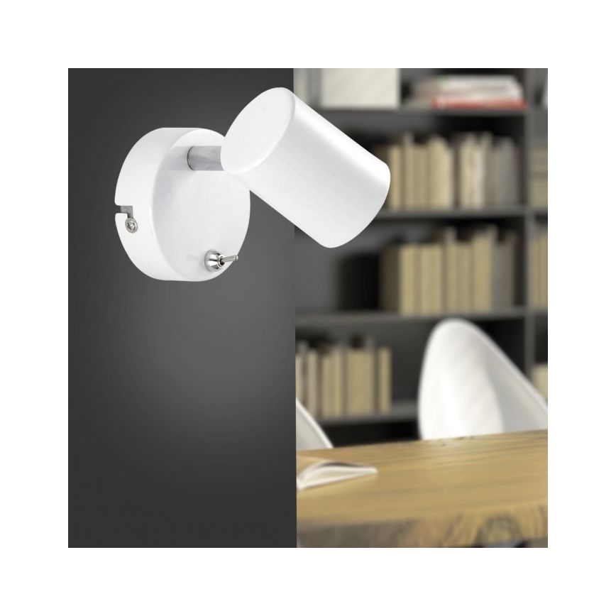 Leuchten Direkt 11941-16 - LED vägg spotlight  TARIK 1xGU10/5W/230V vit 