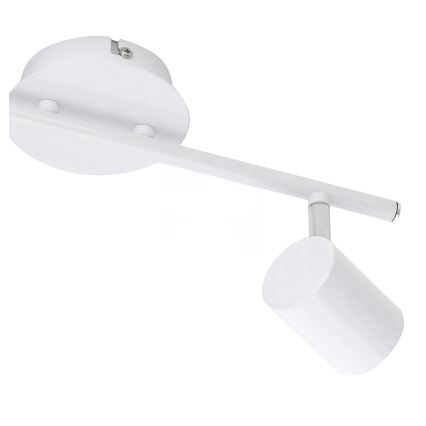 Leuchten Direkt 11942-16 - LED spotlight  TARIK 2xGU10/5W/230V vit 