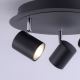 Leuchten Direkt 11943-13 - LED spotlight  TARIK 3xGU10/5W/230V antracit 