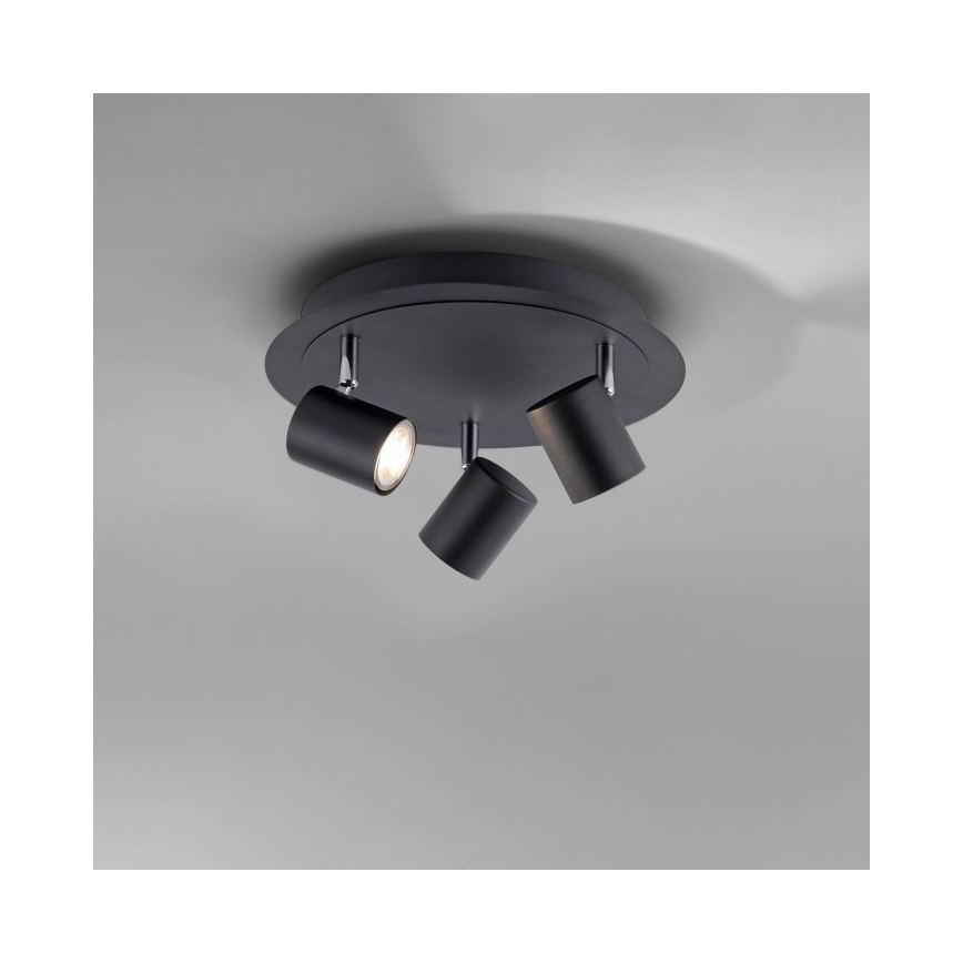 Leuchten Direkt 11943-13 - LED spotlight  TARIK 3xGU10/5W/230V antracit 