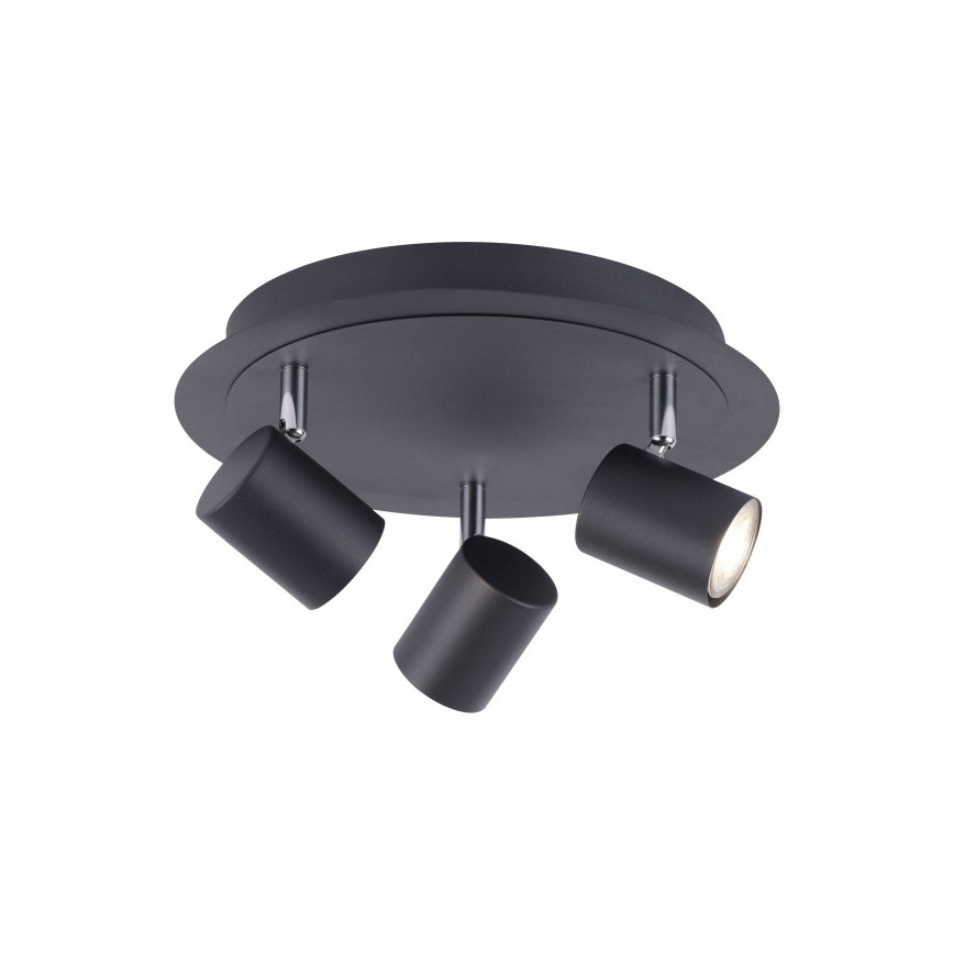 Leuchten Direkt 11943-13 - LED spotlight  TARIK 3xGU10/5W/230V antracit 