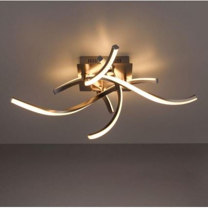 Leuchten Direkt 11995-55 - LED RGB ljusreglerad fastsatt Ljuskrona  SWING LED/24,4W/230V 2700-5000K + fjärrkontroll 