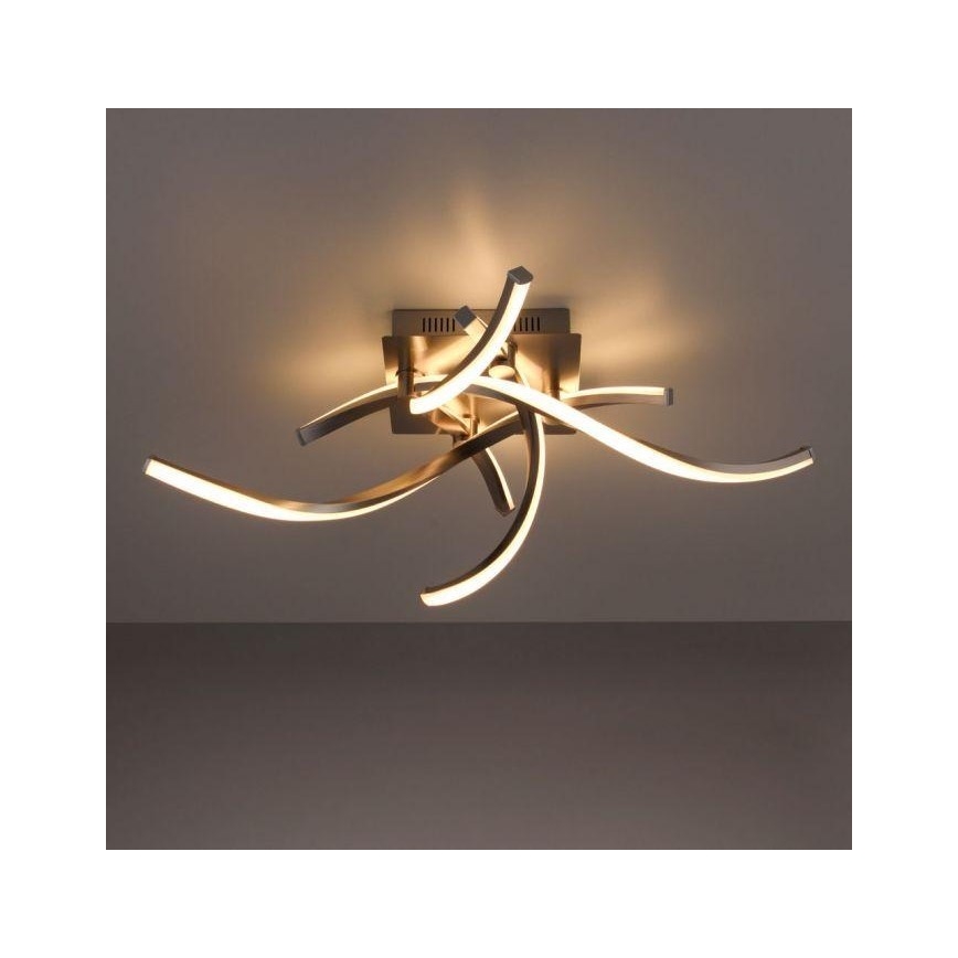 Leuchten Direkt 11995-55 - LED RGB ljusreglerad fastsatt Ljuskrona  SWING LED/24,4W/230V 2700-5000K + fjärrkontroll 