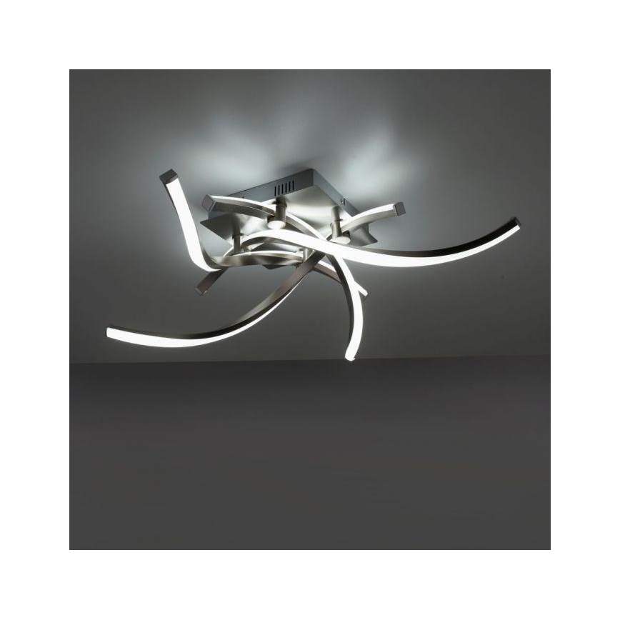 Leuchten Direkt 11995-55 - LED RGB ljusreglerad fastsatt Ljuskrona  SWING LED/24,4W/230V 2700-5000K + fjärrkontroll 