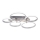 Leuchten Direkt 12112-55 - LED-ytmonterad taklampa JOHANNA 2xLED/11,5W/230V+2xLED/9W+LED/7W