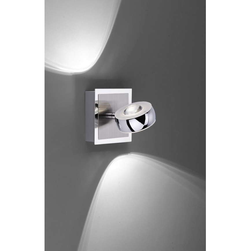 Leuchten Direkt 12471-55 -LED RGBW ljusreglerad vägg spotlight  OPTI LED/6W/230V 2700-5000K + fjärrkontroll