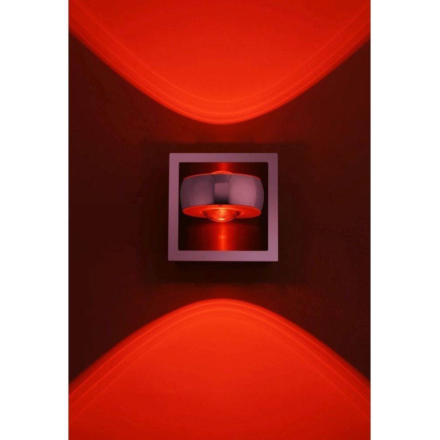 Leuchten Direkt 12471-55 -LED RGBW ljusreglerad vägg spotlight  OPTI LED/6W/230V 2700-5000K + fjärrkontroll