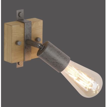 Leuchten Direkt 13471-79 - Väggspotlight SLAT 1xE27/40W/230V