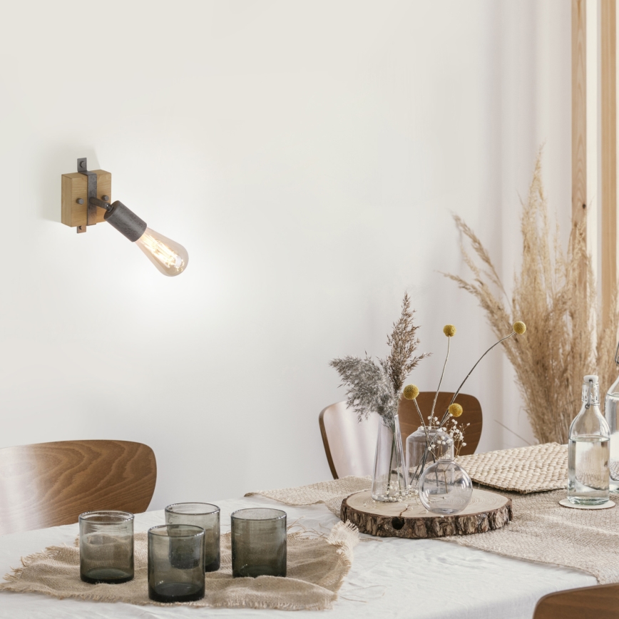 Leuchten Direkt 13471-79 - Väggspotlight SLAT 1xE27/40W/230V