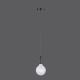 Leuchten Direkt 13570-18 - Ljusskrona med upphängningsrem  DIY 1xE27/60W/230V svart 