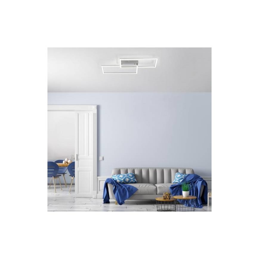 Leuchten Direkt 14018-55 - Dimbar LED-lampakrona IVEN 2xLED/15W/230V