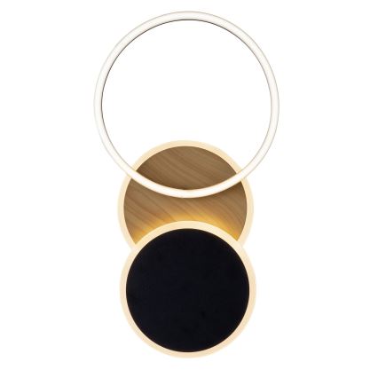 Leuchten Direkt 14116-78 - LED taklampa SEVENT LED/25,5W/230V svart/brun