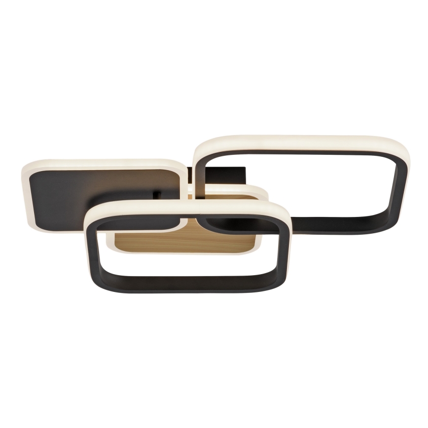 Leuchten Direkt 14117-78 - LED taklampa SEVENT LED/36W/230V svart/brun