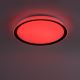 Leuchten Direkt 14339-21 - LEDRGB ljusreglerad taklampa  KARI LED/37W/230V Tuya 2700-5000K + fjärrkontroll 
