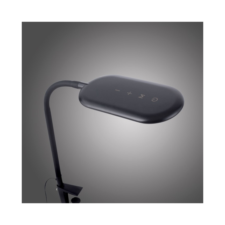 Leuchten Direkt 14404-18-LED ljusreglerad bordslampa med klipp KELLY LED/7W/230V 3000/4000/6000K