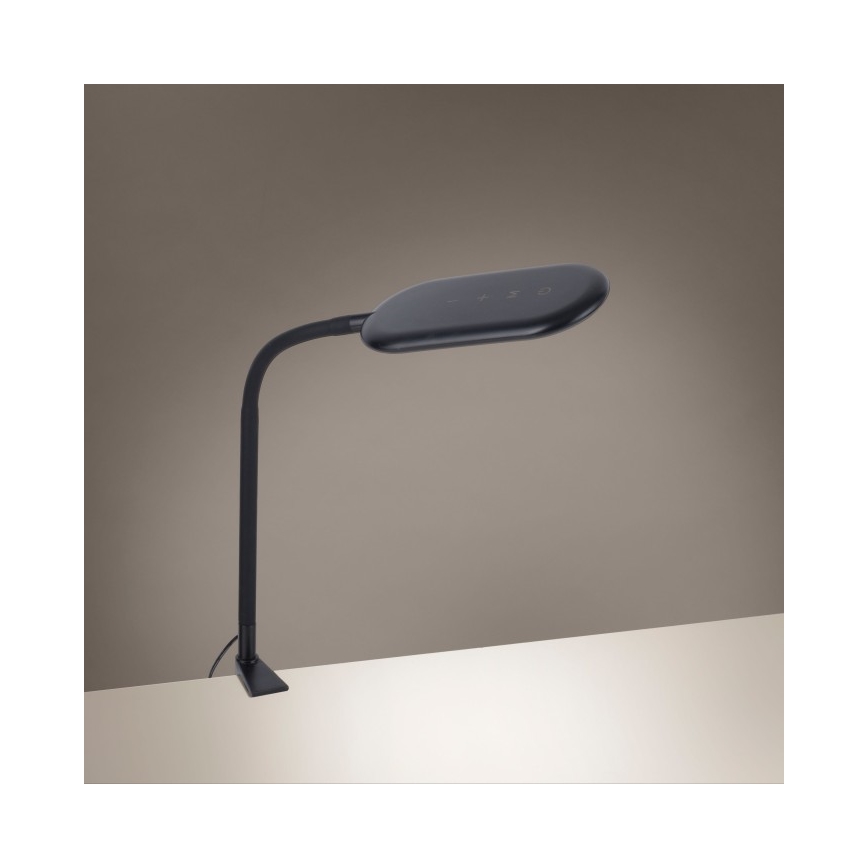 Leuchten Direkt 14404-18-LED ljusreglerad bordslampa med klipp KELLY LED/7W/230V 3000/4000/6000K