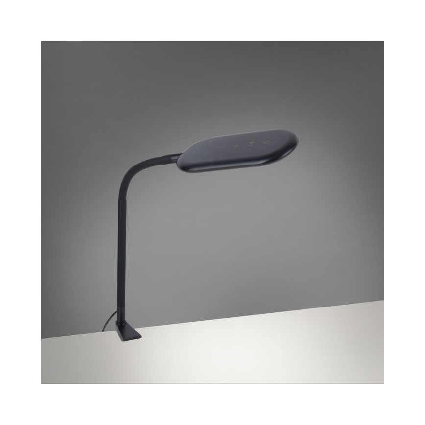 Leuchten Direkt 14404-18-LED ljusreglerad bordslampa med klipp KELLY LED/7W/230V 3000/4000/6000K