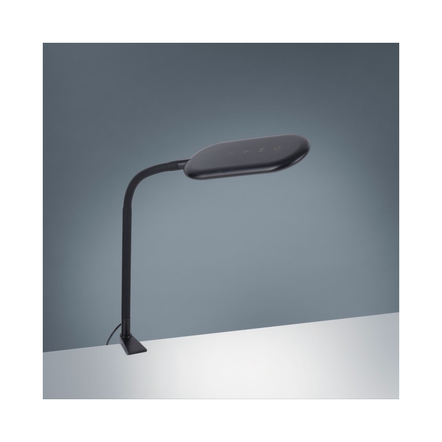 Leuchten Direkt 14404-18-LED ljusreglerad bordslampa med klipp KELLY LED/7W/230V 3000/4000/6000K