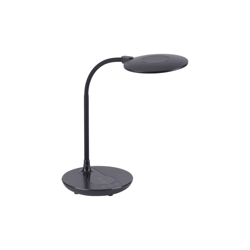 Leuchten Direkt 14416-18 - LED ljusreglerad touch bordslampa  med trådlös laddning  ASTRID LED/5W/230V 3000/4000/5500K + USB