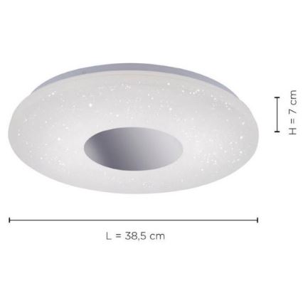 Leuchten Direkt 14422-17 - LED badrumstakbelysning  lampa  se senzoremLAVINIA LED/18W/230V IP44