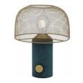 Leuchten Direkt 14433-43 - ljusreglerad bordslampa  DIPPER 1xE27/10W/230V grön