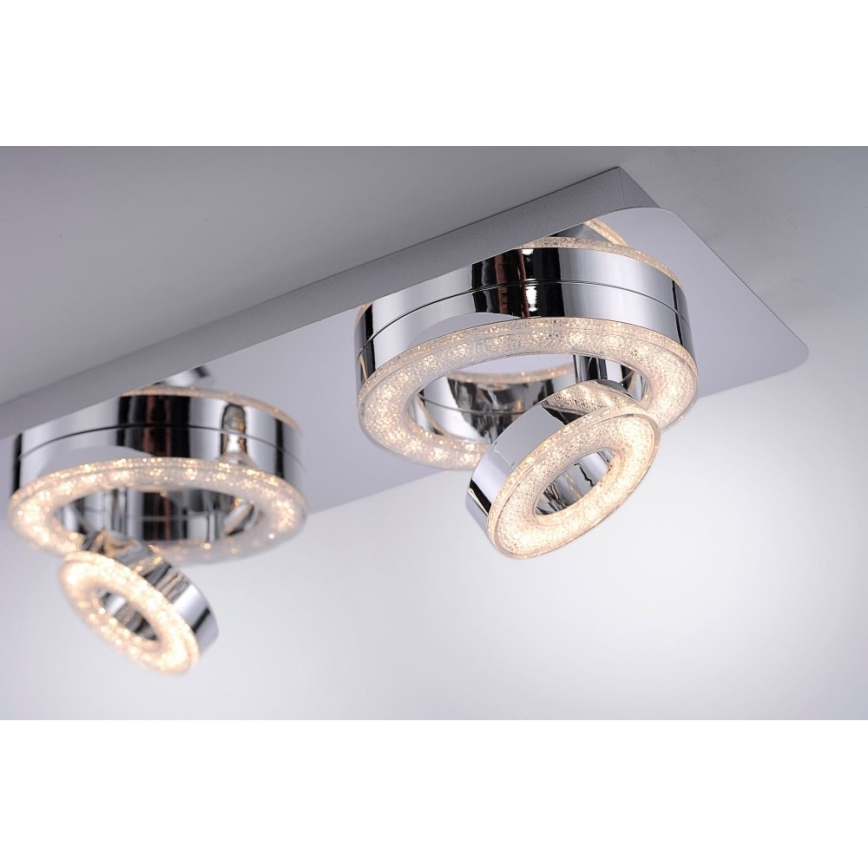 Leuchten Direkt 14521-17 - LED taklampa TIM 2xLED/2,8W/230V + 2xLED/3,1W