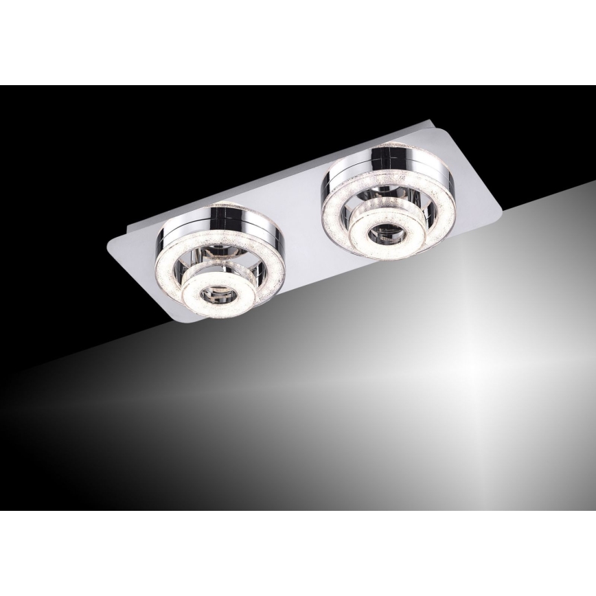 Leuchten Direkt 14521-17 - LED taklampa TIM 2xLED/2,8W/230V + 2xLED/3,1W