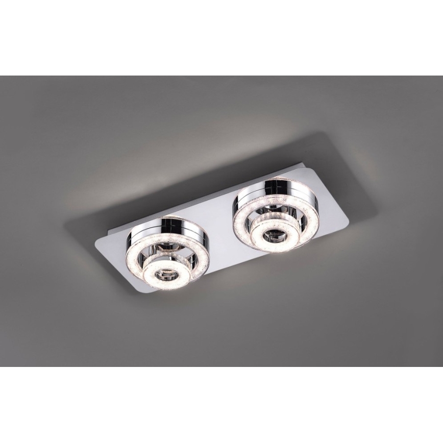 Leuchten Direkt 14521-17 - LED taklampa TIM 2xLED/2,8W/230V + 2xLED/3,1W