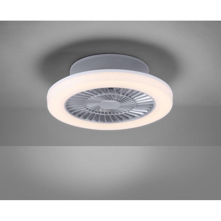 Leuchten Direkt 14645-55 - LED-lampa med fläkt LEONARD LED/27W/230V