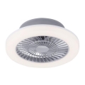 Leuchten Direkt 14645-55 - LED-lampa med fläkt LEONARD LED/27W/230V