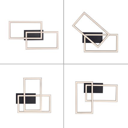 Leuchten Direkt 14692-18 - LED dimbar taklampa IVEN LED/36W/230V