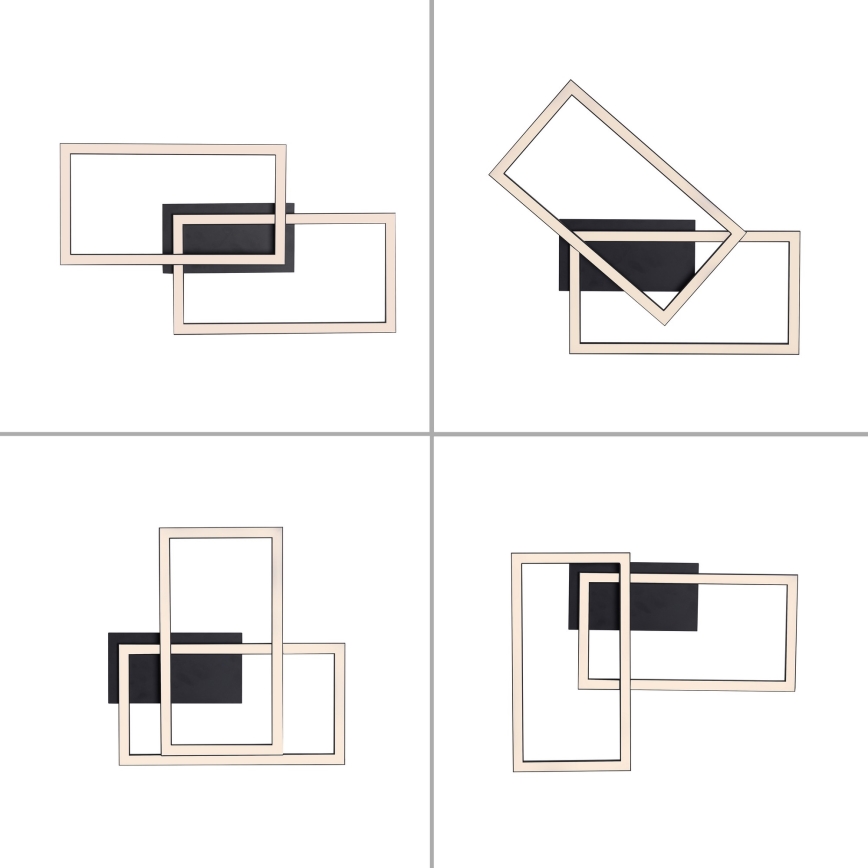 Leuchten Direkt 14692-18 - LED dimbar taklampa IVEN LED/36W/230V