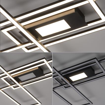 Leuchten Direkt 14693-18 - LED dimbar taklampa ASMIN LED/48W/230V + fjärrkontroll