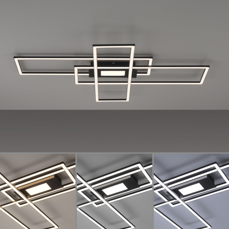 Leuchten Direkt 14693-18 - LED dimbar taklampa ASMIN LED/48W/230V + fjärrkontroll