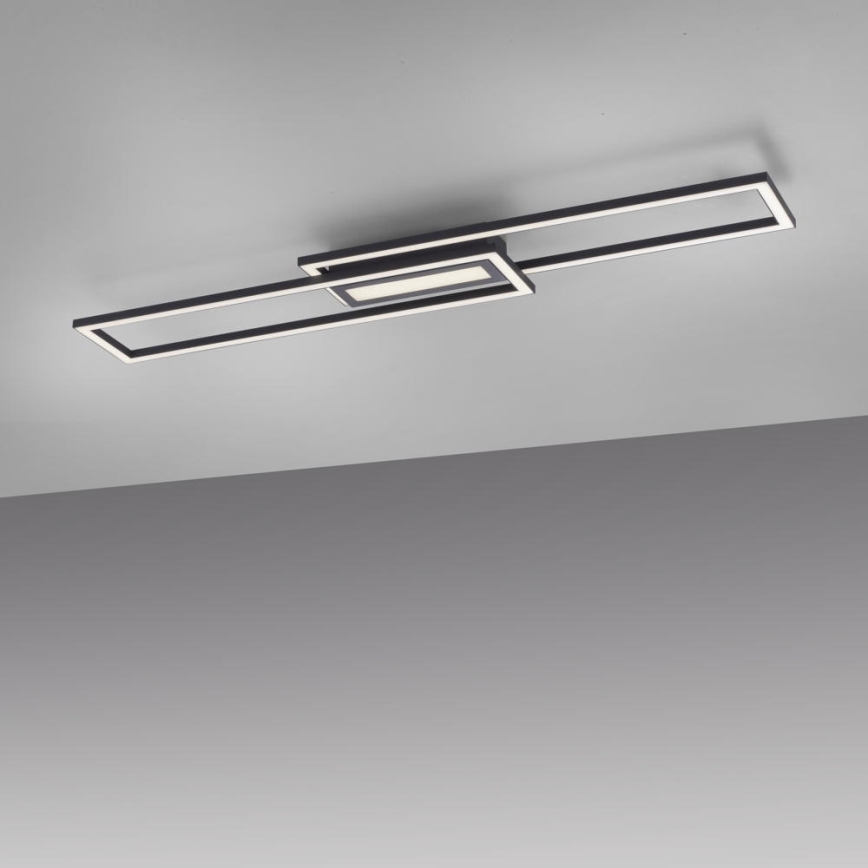 Leuchten Direkt 14696-18 - LED dimbar taklampa ASMIN LED/45W/230V svart
