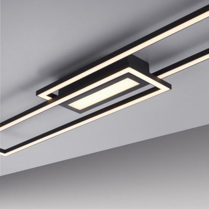 Leuchten Direkt 14696-18 - LED dimbar taklampa ASMIN LED/45W/230V svart